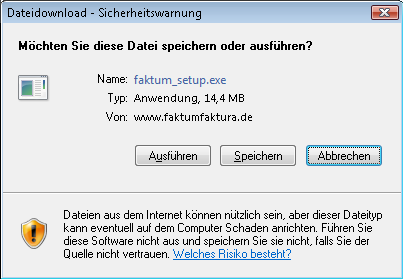 Rechnungsprogramm mit Internet Explorer herunterladen 